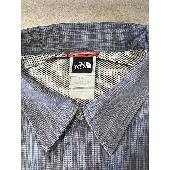 The North Face ATH6 Button Front Quick Dry Long Sleeve Gray Shirt Men’s Large - Picture 11 of 15